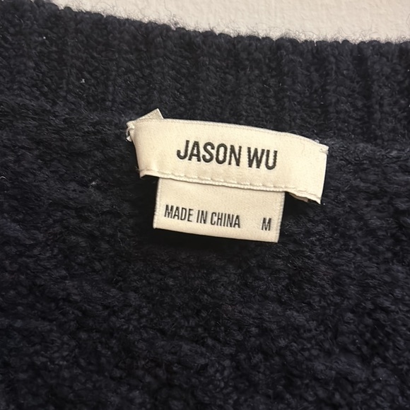Jason Wu knit Navy Sweater M - Picture 3 of 6